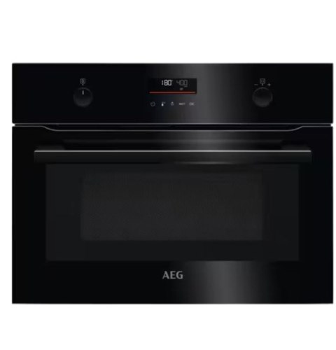 תנור משולב מיקרוגל  בנוי שחור AEG CME565060M