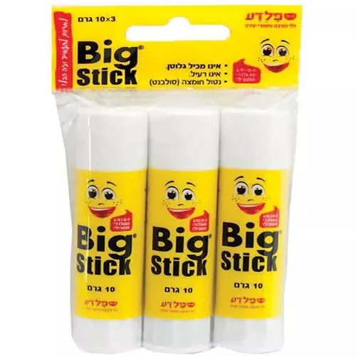 מארז 3 יח' בשקית דבק ביג סטיק 10 גרם Big Stick Glue