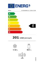 מקרר מקפיא תחתון 551 ליטר דגם RCNE590E2CXR בקו Beko נירוסטה מושחרת