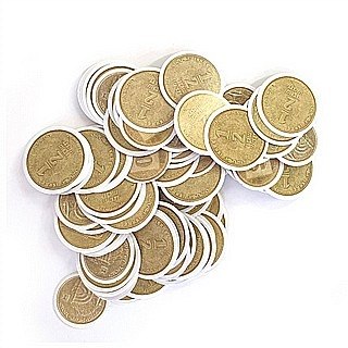 חיתוכי נייר מטבעות 20 גרם