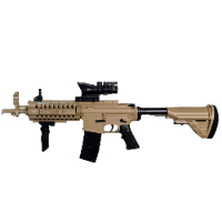 רובה ג'ל דמוי HK416 חשמלי מלא צבע בהיר - M4S XS-1803 Gel Blaster