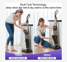 שואב אבק ושוטף רצפות נטען Eureka NEW500