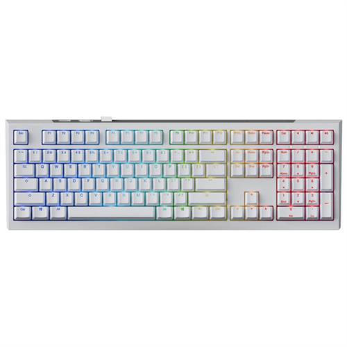 מקלדת מכנית אלחוטית Ducky One X Wireless Analog Switch White עברית/אנגלית