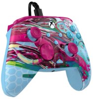 בקר משחק חוטי Turtle Beach Rematch Advanced Wired Android Dreams – בקר עם עיצוב מופשט בצבעי ורוד