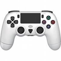 שלט Double Shock אלחוטי לסוני 4 - לבן