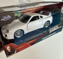 ג'אדה מהיר ועצבני - דגם מכונית טויוטה - 1:32 JADA FAST FURIOUS BRIAN'S TOYOTA SUPRA