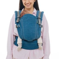 מנשא ילקוט - לאב אנד קרי ג'ינס בהיר