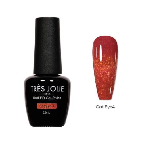 לק ג'ל עין החתול cat eye 4-tres jolie