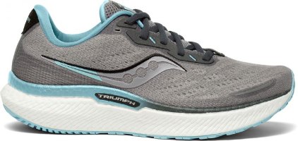 SAUCONY | סאקוני - SAUCONY TRIUMPH 19 WIDE סאקוני טריומף צבע אפור תכלת | נשים