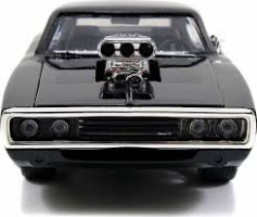 ג'אדה מהיר ועצבני דודג' צ'ארג'ר שחור - JADA FAST FURIOUS DOM'S 1970 Dodge  Charger 1:32