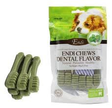 חטיף דנטלי לכלבים אנדי מברשת שיניים מנטה 100 גרם - ENDI CHEWS DENTAL FLAVOR 100G