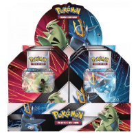 Pokemon TCG: Tin Box V Power- Tyranitar V & Empoleon V מארז טין וי קלפי פוקימון מקוריים