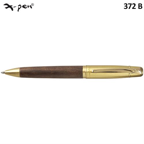 עט X-Pen  פואם כדורי עץ לכה מט+ מתכת זהב מוברש מט XP-372b POEM