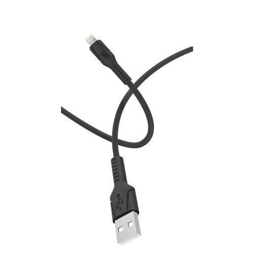 כבל Lightning ל-USB עם מעטפת סיליקון באורך 2 מטר Silver Line