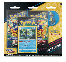 Pokemon TCG: Crown Zenith Inteleon Pin Blister Pack קלפי פוקימון TCG מקוריים בליסטר קראון זנית'