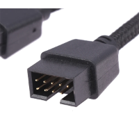 כבל מתאם מאריך USB נקבה ל-2 חיבורי USB 9 Pin