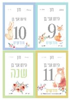 גלויות לתיעוד השנה הראשונה של התינוק