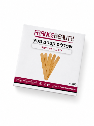 200 יחידות מקלות שעווה צר חד פעמי פראנס ביוטי
