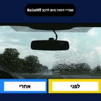 ספריי דוחה מים לרכב  RainOff