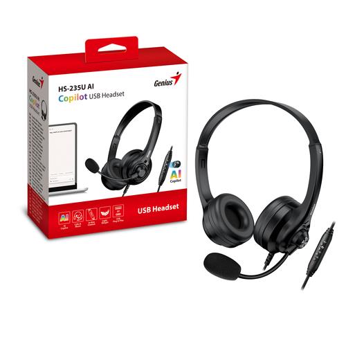 אוזניות משרד Genius HS-235U