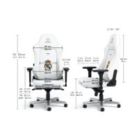 כסא גיימינג Noblechairs HERO Gaming Chair Real Madrid Edition 