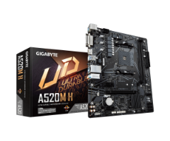 לוח אם למעבדי Gigabyte A520M H 1.2 AM4 AMD Ryzen