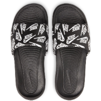 Nike Victori One Slide כפכפי סלייד נייק שחור לוגו לבן מפוזר יוניסקס | NIKE