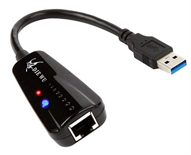 מתאם USB 3.0 לכרטיס רשת במהירות עד 1 גיגה DIE WU TXA042