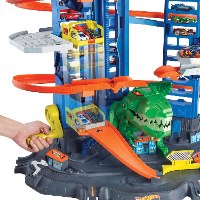 מסלול מכוניות טי רקס Hot Wheels Track Set