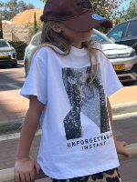 סט חצאית מנומרת
