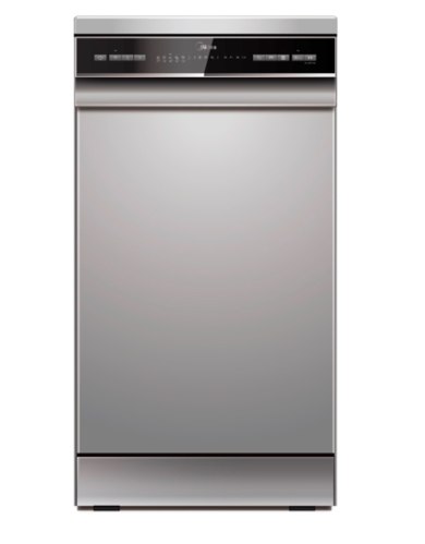 מדיח כלים צר מידאה  Midea WQP8-W7634C/6470 - צבע כסוף