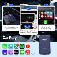 4.0 - CP2A מתאם לרכב CarPlay אלחוטי Carlinkit