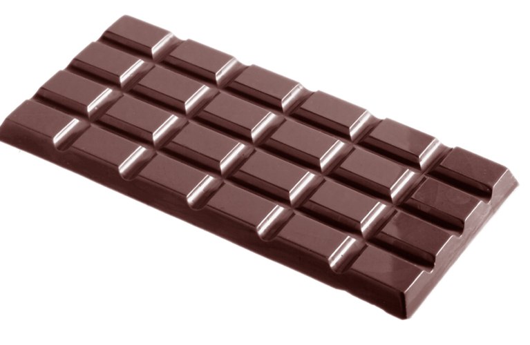 תבנית פוליקרבונט קרבונט בר שוקולד 3 יח' 80 גרם CW2110