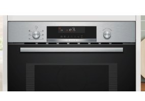 תנור בנוי משולב מיקרוגל נירוסה BOSCH בוש דגם CMA585GS1