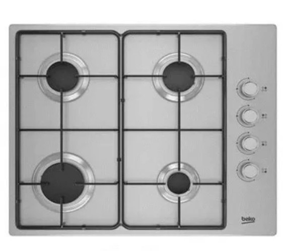 כיריים גז 4 להבות BEKO בקו דגם HIGG64124SX
