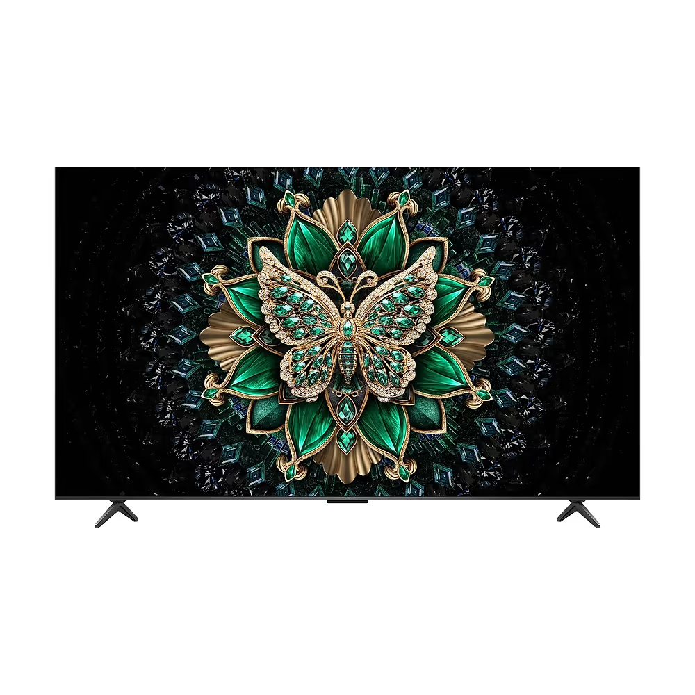 טלוויזיה 75 אינץ TCL 75C6K חכמה Google TV QD-MiniLED מבצע התקנה והובלה מתנה !!!!