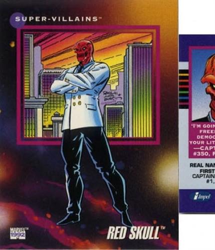 קלף בודד מארוול marvel - red skull - Universe Series 3 - 106