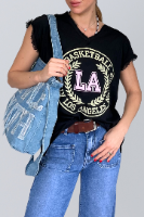 טופ LA שחור