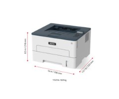 מדפסת לייזר אלחוטית קווית שחור לבן Xerox B230