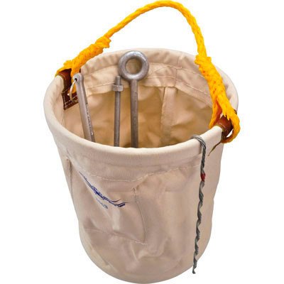 תיק כלים לעבודה בגובה Estex Large Duck Canvas Tool Bucket