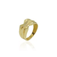 טבעת זהב לאשה | טבעת רחבה מזהב לאשה