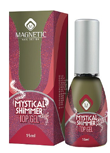 MYSTICAL SHIMMER TOP GEL -RED