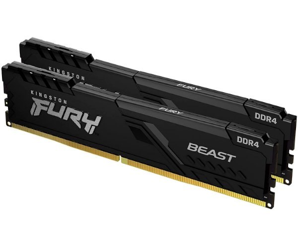 ז. לנייח Kingston Fury Beast 32GB 2x16GB 3200MHz DDR4 CL16 Kit