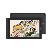 לוח גרפי עם מסך - HUION KAMVAS 16 (2021) BLACK (GS1562) DRAWING DISPLAY