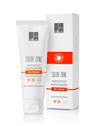 קרם לחות BB עם הגנה מוגברת -  Dr. Kadir Solar Zone Moisturizing Protective ВВ Сream SPF30