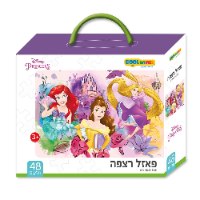 פאזל רצפה ענק דיסני נסיכות 48 חלקים - COOL