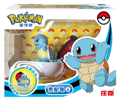 פוקימון - מארז  פוכדר + סקוורטל  - POKEMON SQUIRTLE