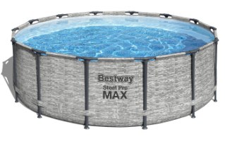 בריכת אולטרה עגולה בריקים MAX 427X122 סמ 5619D מבית BESTWAY