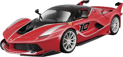 דגם מכונית בוראגו פרארי אדומה Bburago Ferrari FXX-K 1:18