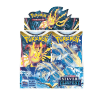 Pokemon TCG: Sword & Shield 12 Silver Tempest Box 2022 קלפי פוקימון מקוריים בוסטר בוקס סילבר טמפסט